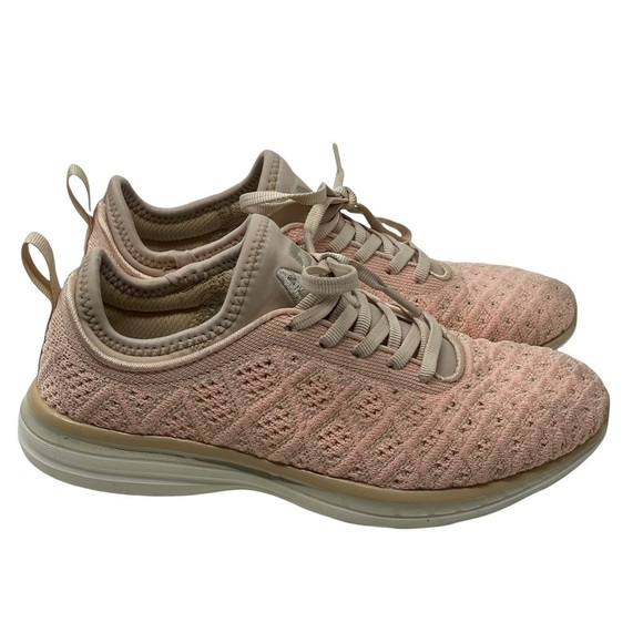 APL Techloom Phantom Blush Cream Lightweight Sneakers Size 6 - Picture 3 of 12
